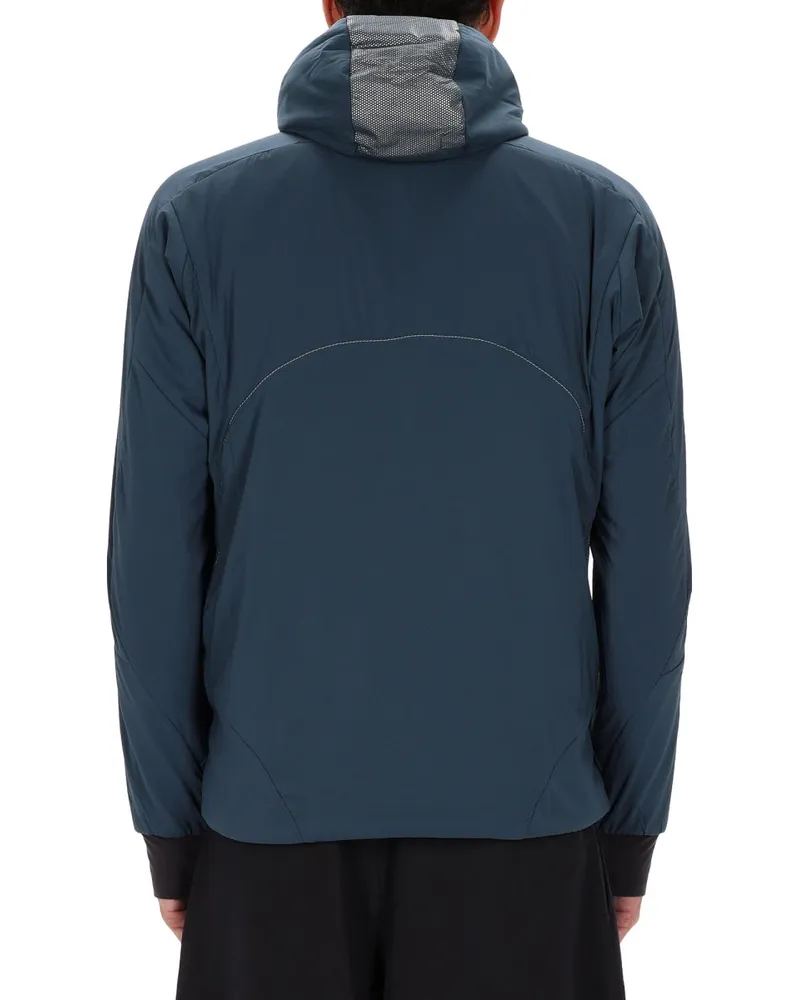 and wander Alpha Air Jacket — Blue Blue