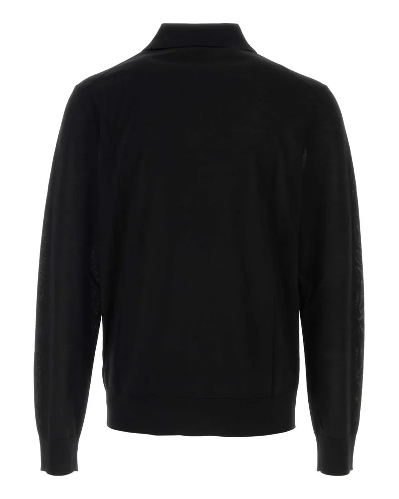 Dsquared2 Men's Black Wool Polo Shirt T-shirts And Polos Black