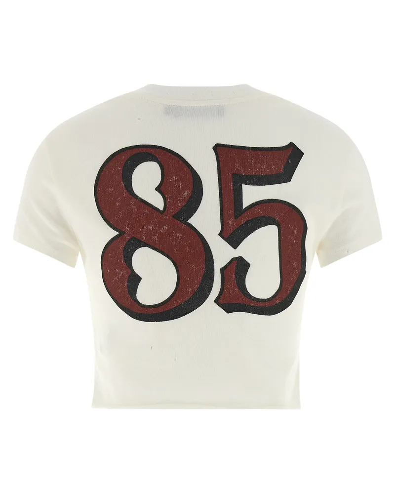 Dolce & Gabbana Used-Effect Graphic T-shirt — Cream Cream