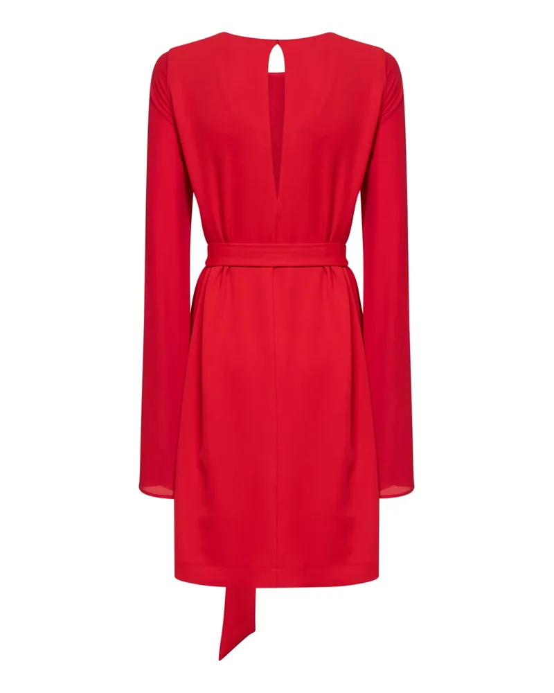 Blanca Women's Short Dress Agira Fire Red Polyester Red