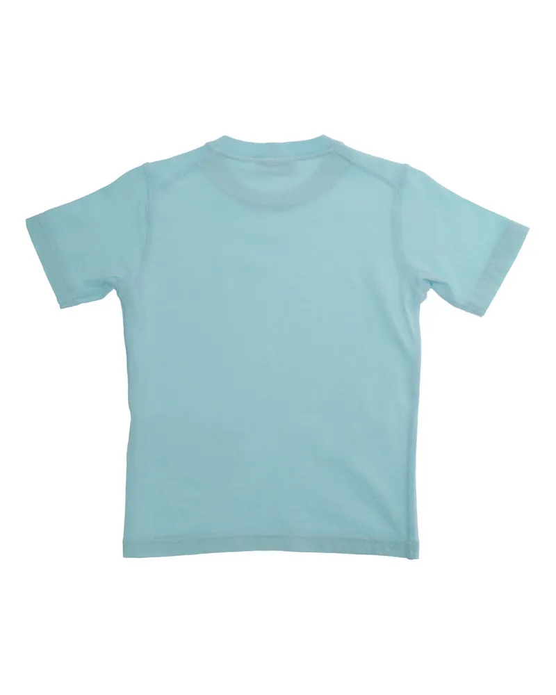 Stone Island Chest Logo Patch T-Shirt — Blue Blue