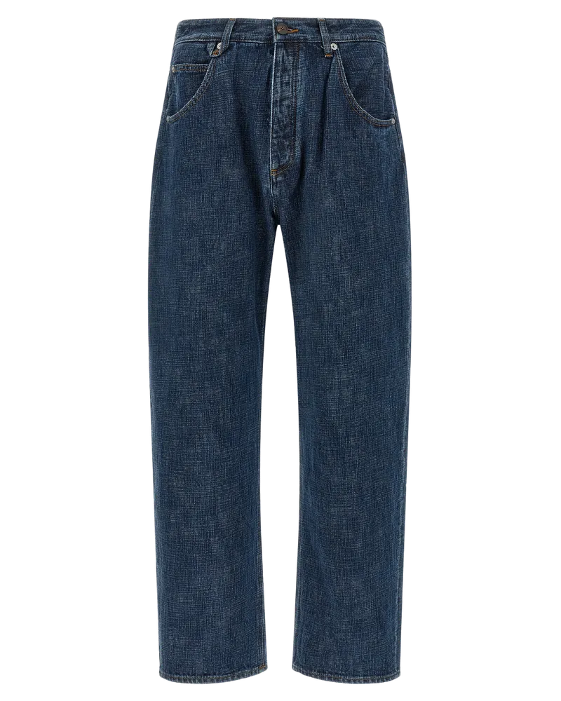 Jacquemus Le De-Nîmes Tempo Jeans — Blue Blue