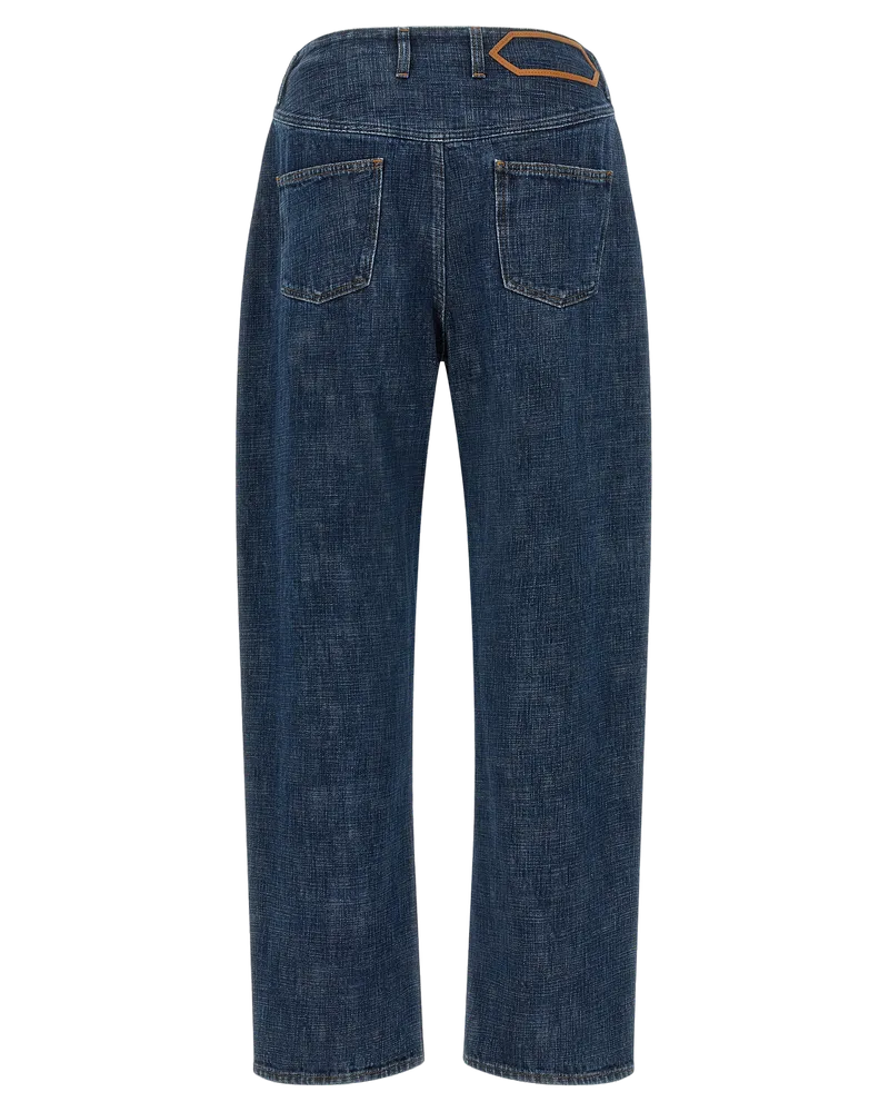 Jacquemus Le De-Nîmes Tempo Jeans — Blue Blue
