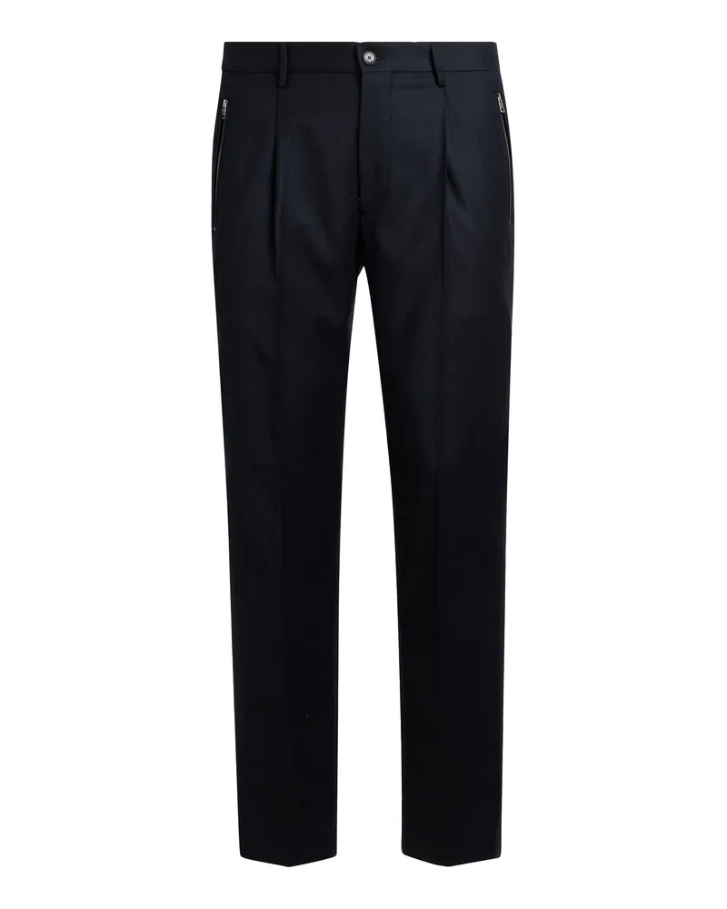 Etro Men's Trousers Blue Wool Navy