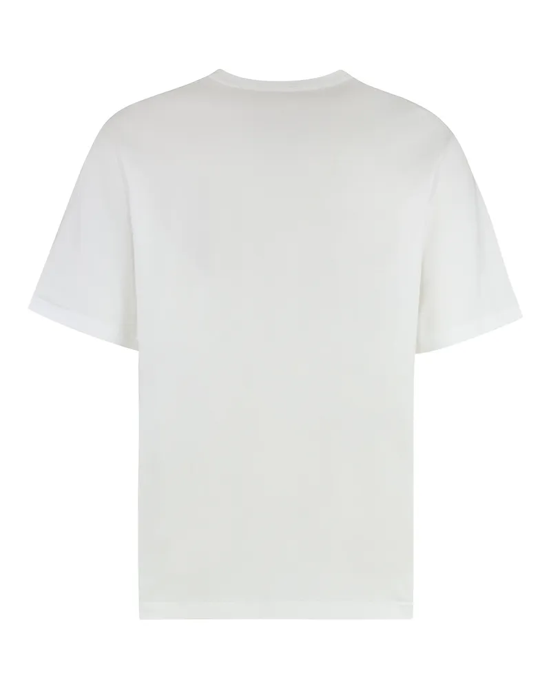 Dolce & Gabbana Men's Cotton Crew-Neck T-Shirt White T-Shirts And Polos White