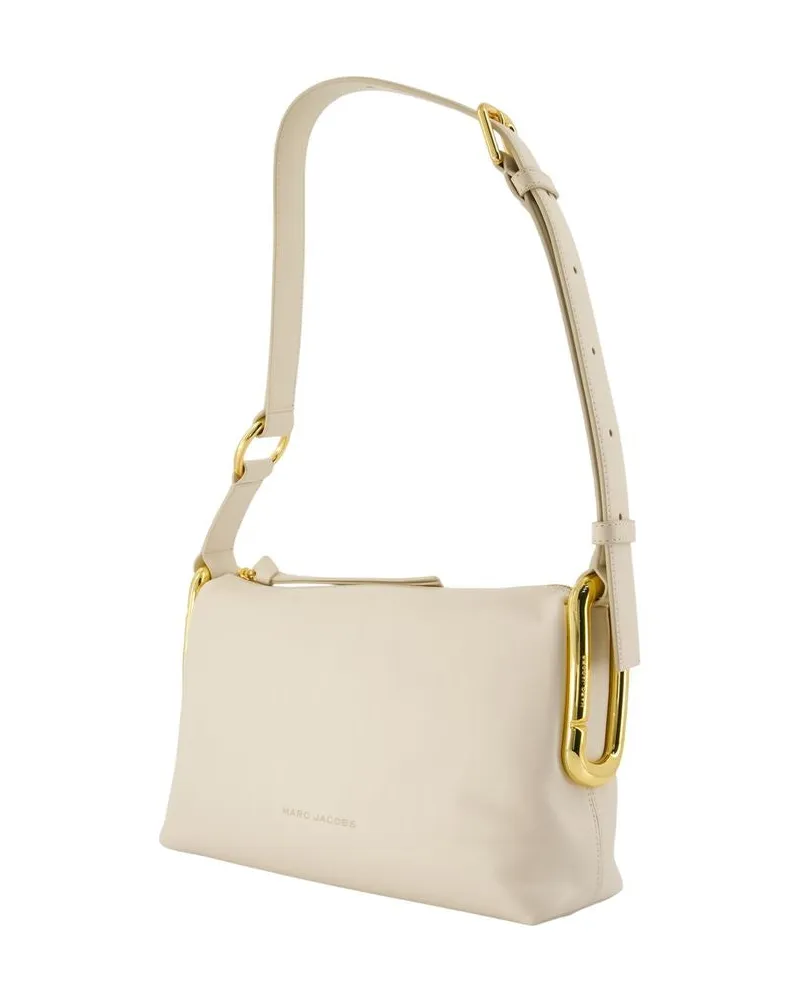 Marc Jacobs Women's The Juliette Messenger Crossbody -  Leather Ivory Cowhide Bags Crossbodies Beige