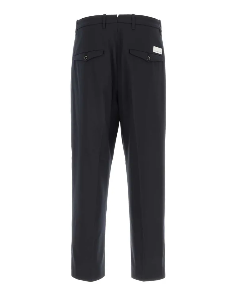 nine:inthe:morning Men's Navy Blue Twill Kai Pant Pantaloni Navy