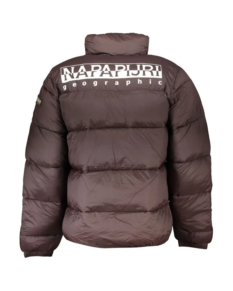 Napapijri Recycled Polyamide Quilted Down Jacket — Brown Brown