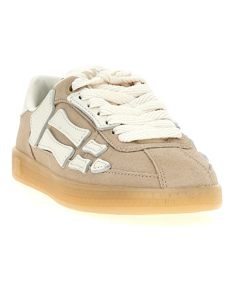 Amiri Women's Beige Cowhide Sneakers Beige