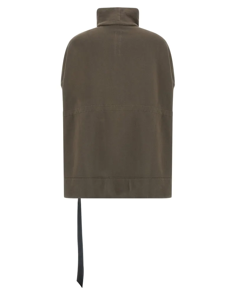 DRKSHDW by Rick Owens Mountain Sail Sweatshirt — Taupe Taupe