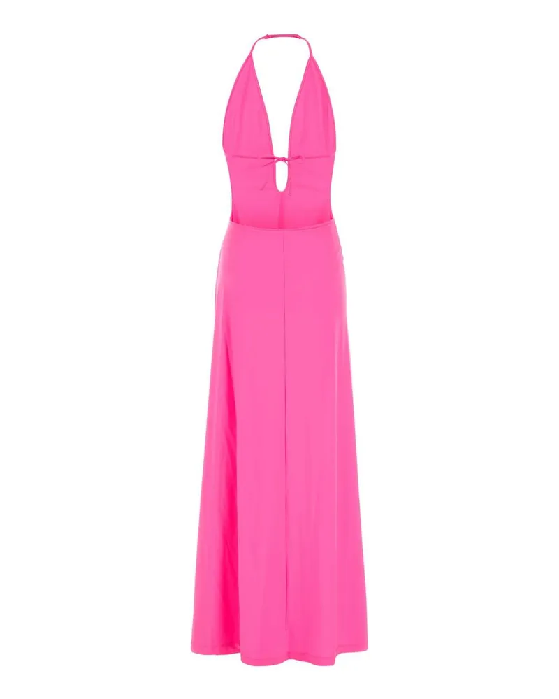Balenciaga Women's Fluo Pink Stretch Nylon Dress Neon Exterior: Elastane Abiti Pink
