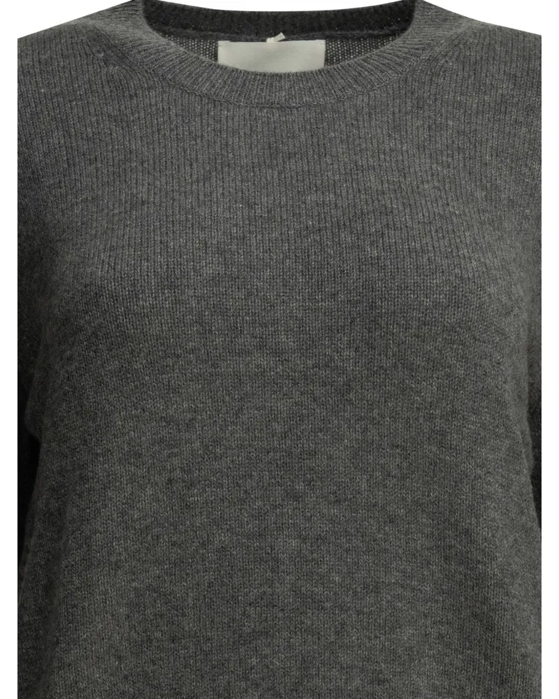 Lisa Yang Cashmere Crewneck Sweater — Gray Gray