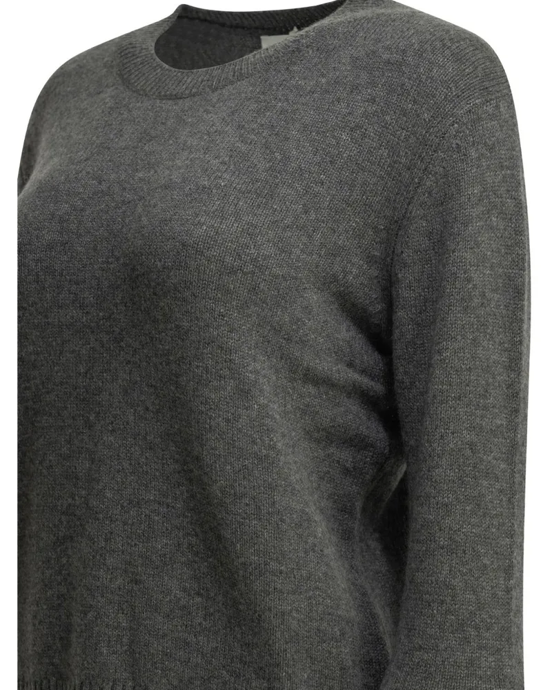 Lisa Yang Cashmere Crewneck Sweater — Gray Gray