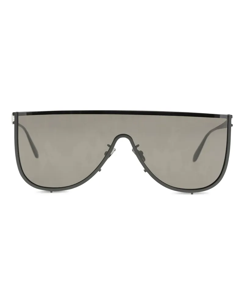Alaïa Women's Sunglasses Mask Metal Black-Grey Black-Black-Grey Black/black/grey Black
