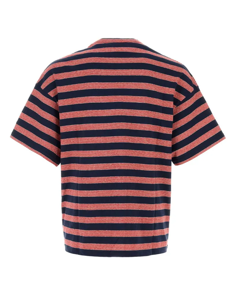 Jil Sander Men's Embroidered Cotton T-Shirt 646 Exterior Exterior: T-shirts And Polos Navy