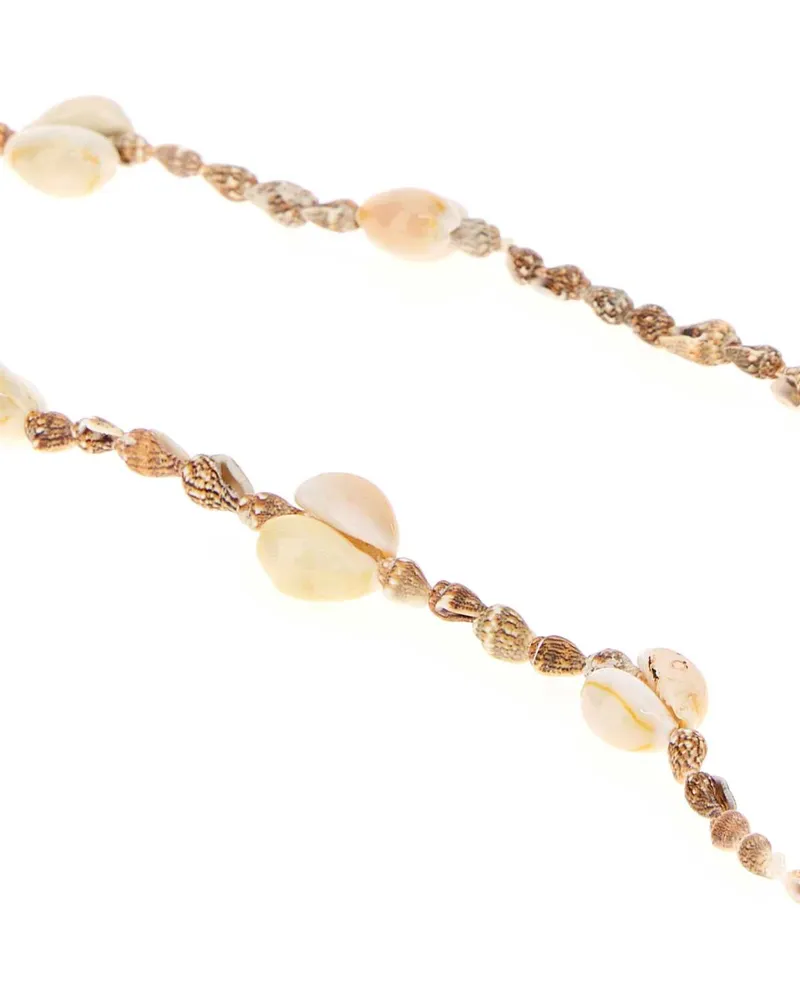 Alanui Women's Cowrie Shell Necklace White A Beige Collane Necklaces Beige