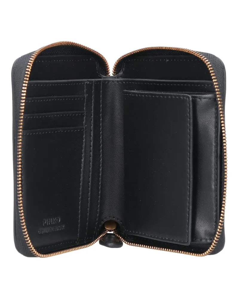 Pinko Women's Wallets Black Leather Black