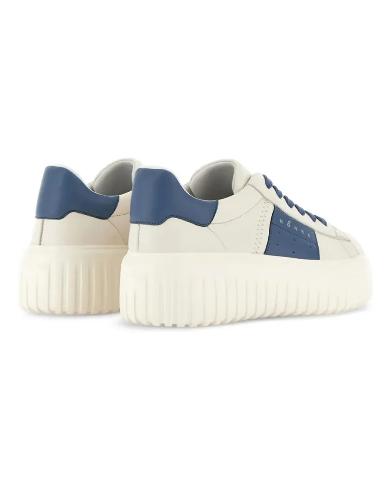 Hogan Women's H-Stripes Logo Sneakers Multiple Colors Shoes Beige