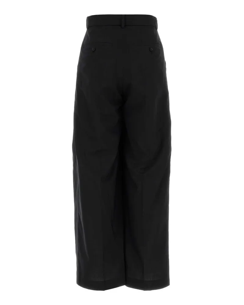 Sacai Twill Trousers — Black Black