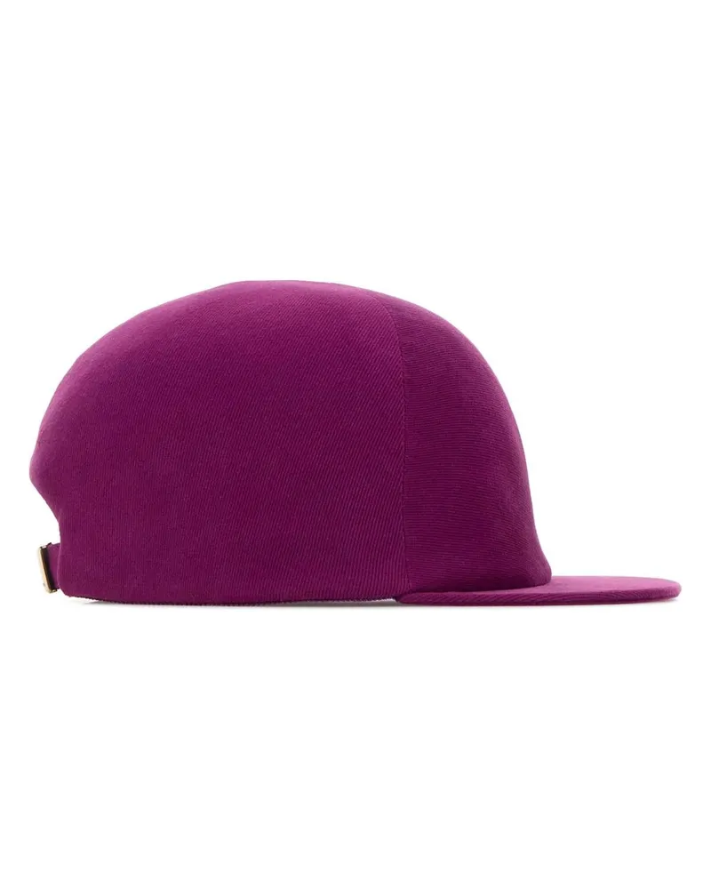 Balenciaga Women's Purple Twill Baseball Cap Violet Cappelli E Fasce Per Capelli Hat Purple