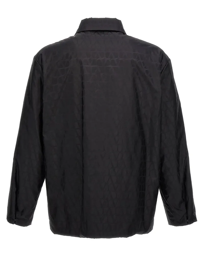 Valentino Garavani Men's Black Polyamide Jacket Clothing Black