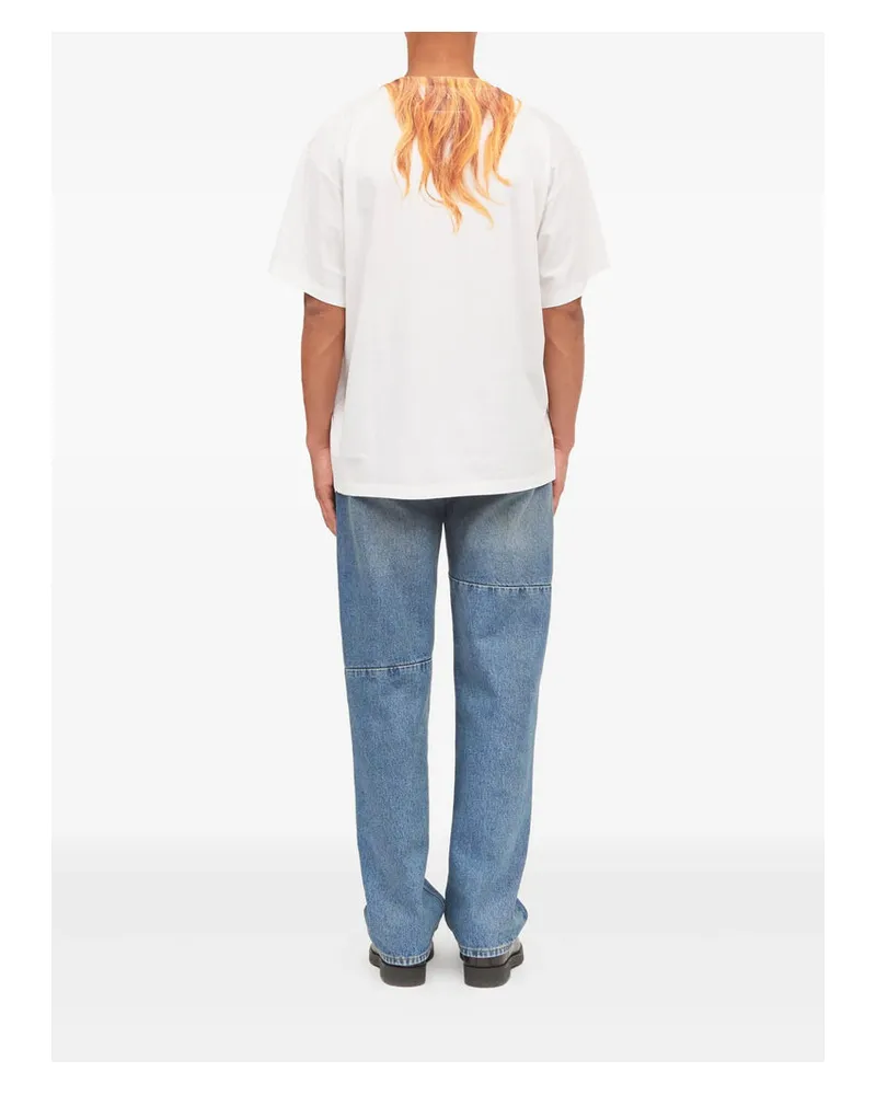 Maison Margiela Printed White T-Shirt — White White