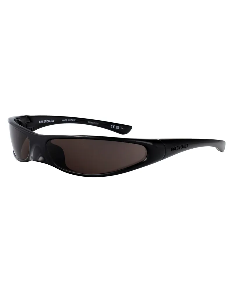 Balenciaga BB0383S Cat-Eye Acetate Sunglasses — Black Black