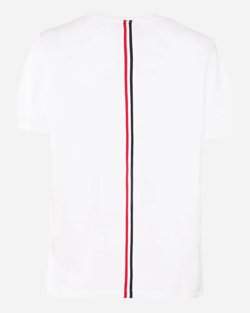 Thom Browne Men's T-Shirts And Polos White _100 % Co White
