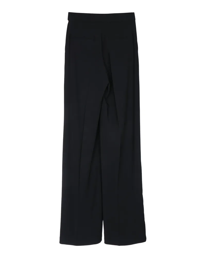 Elisabetta Franchi Palazzo Trousers — Black Black