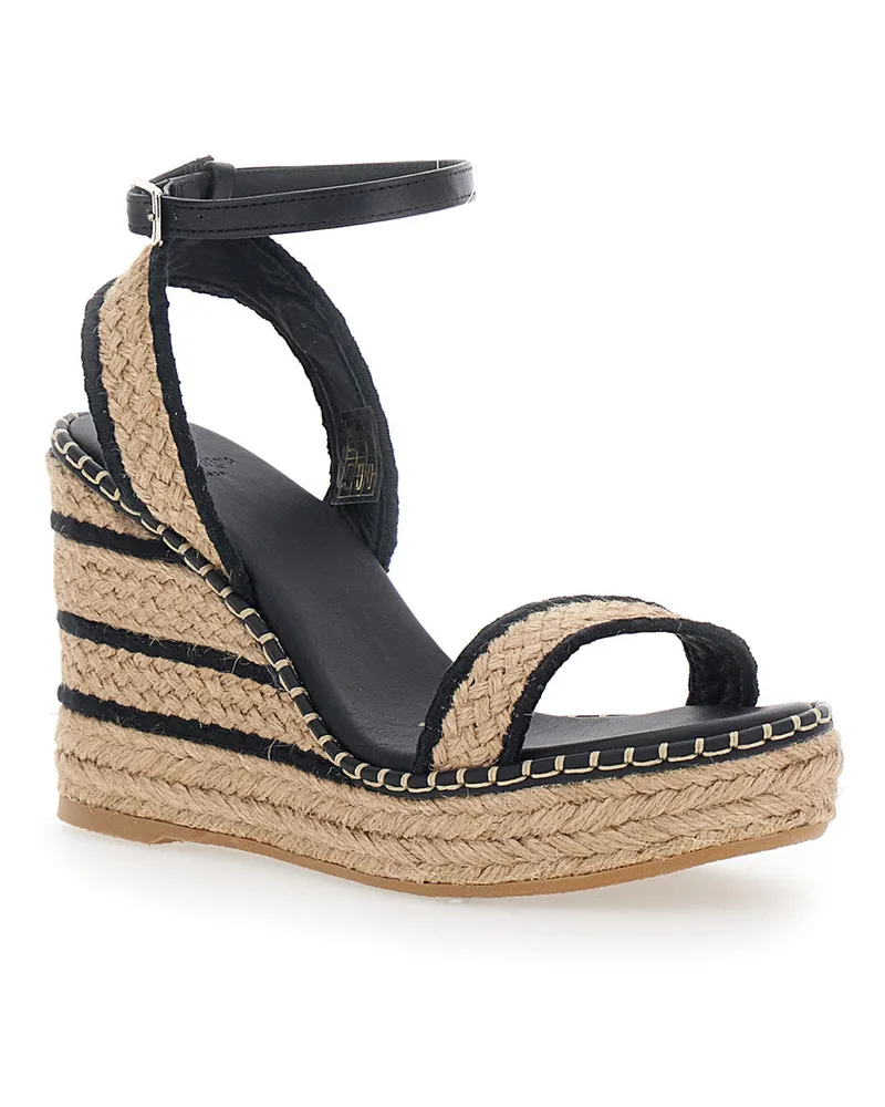 Castañer Women's Wedges Bera Beige Fabric Textile Shoe Beige