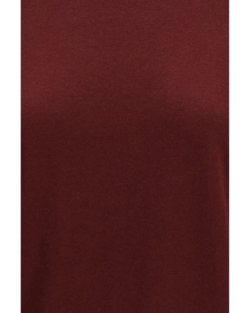 Max Mara Marea T-Shirt — Burgundy Burgundy
