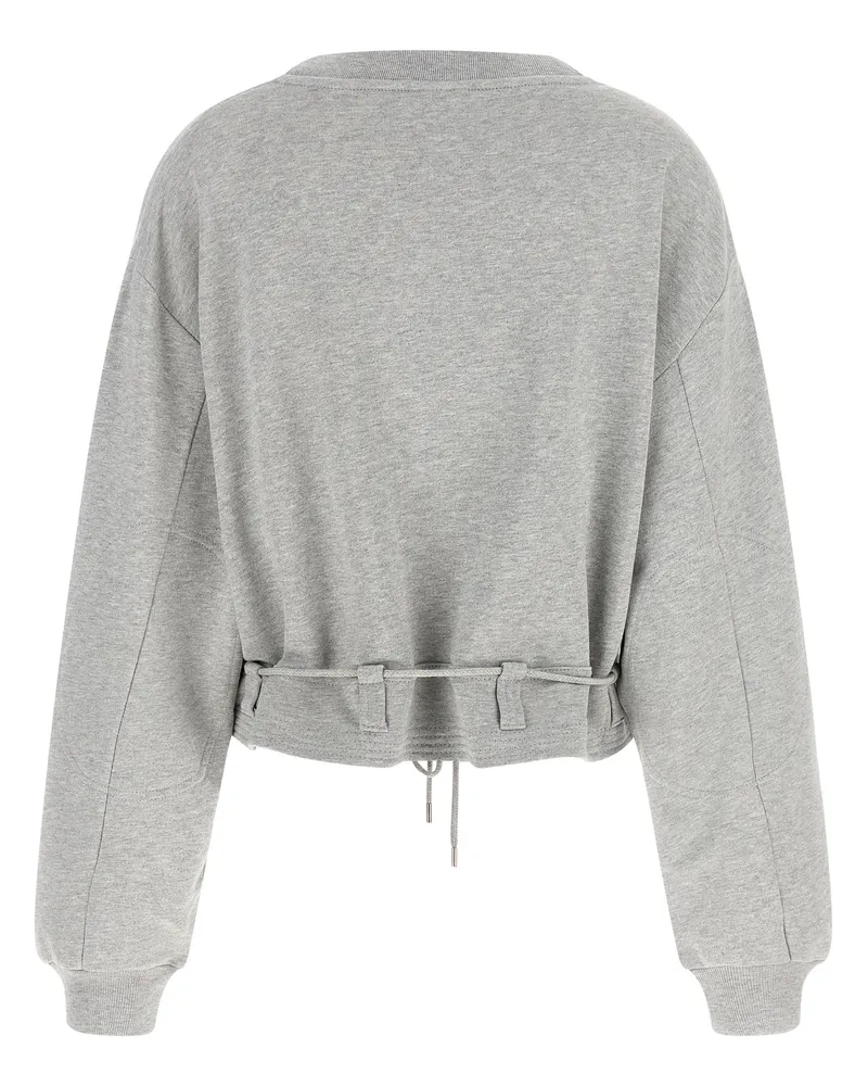 Dries van Noten Women's Gray Cotton Sweatshirt Clothing Gray