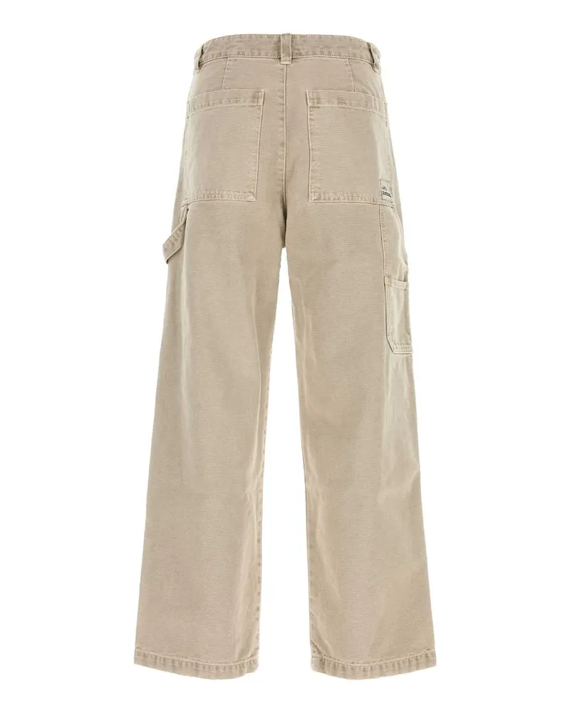 A.P.C. Cotton Cargo Trousers — Beige Beige