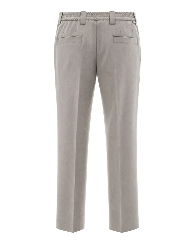 Paolo Pecora Milano Stretch Trousers — Beige Beige