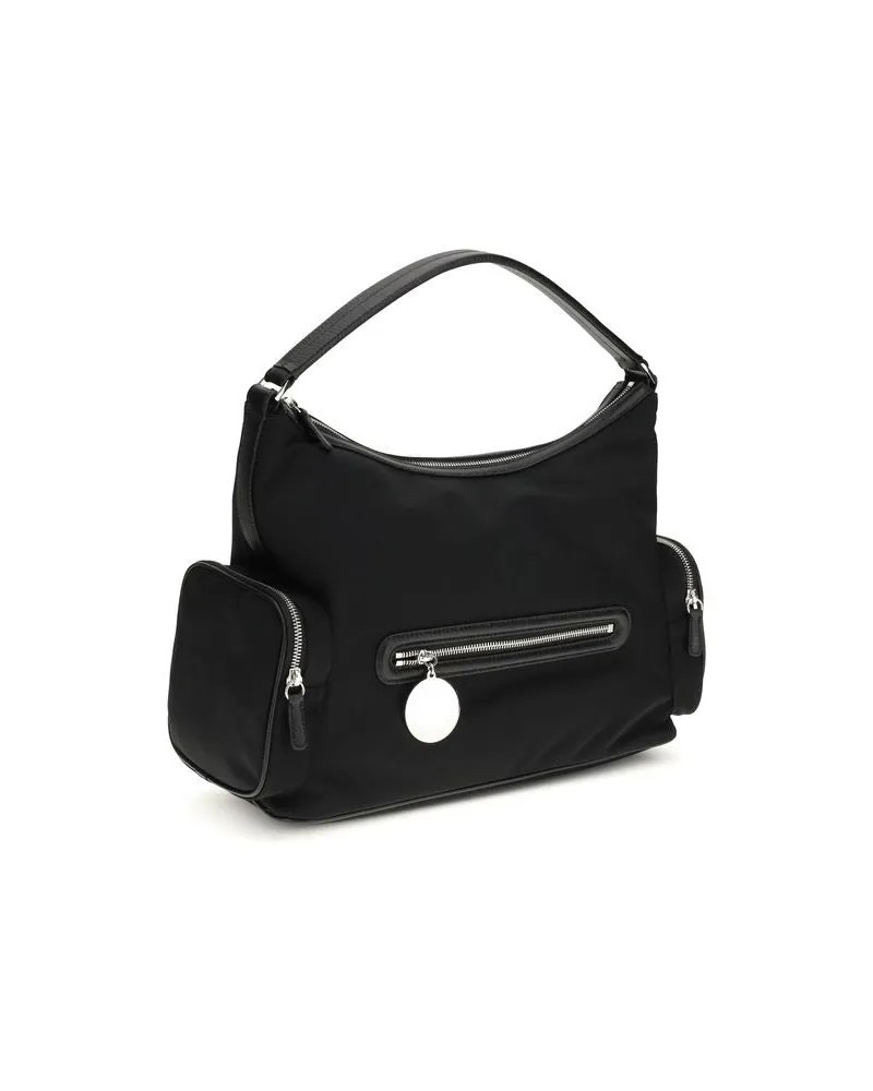 Stella McCartney Women's Black Nylon Shoulder Bag Black