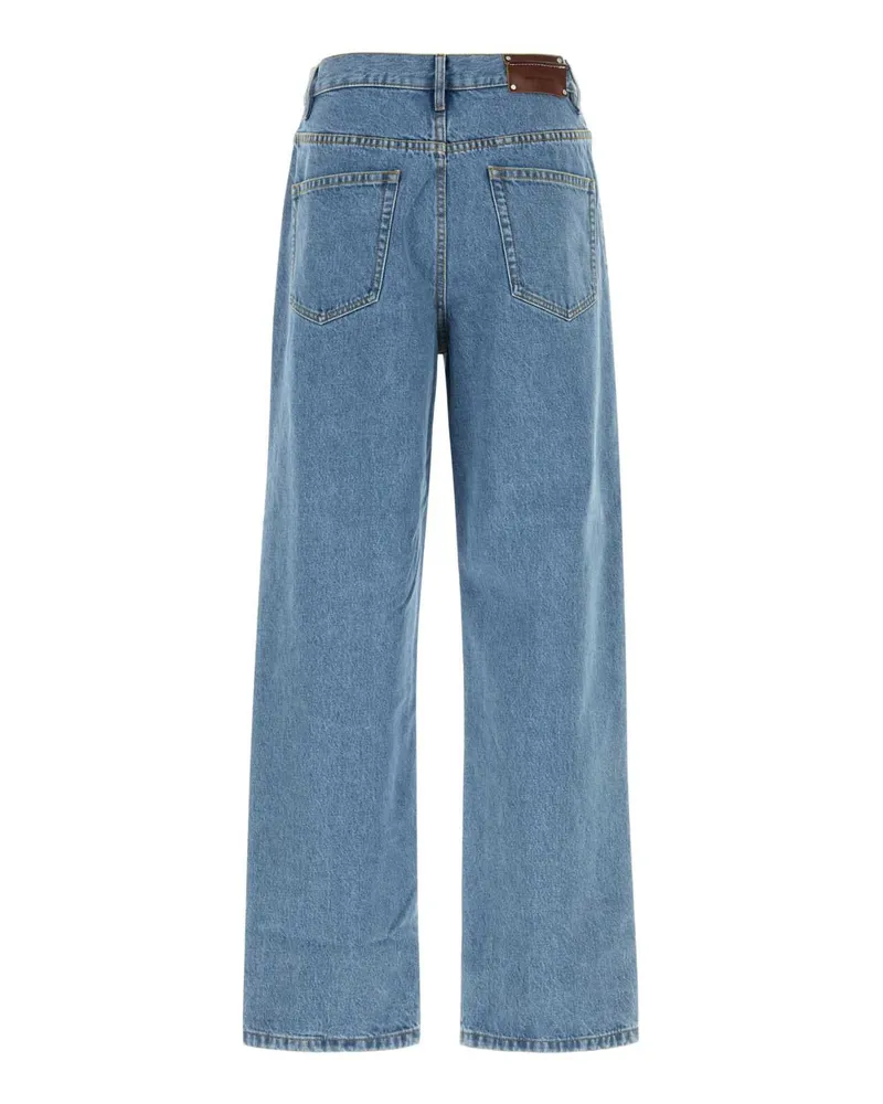 Dries van Noten Men's Denim Pine Den Jeans Lightblue Exterior: Cotton Pantaloni Trousers Blue