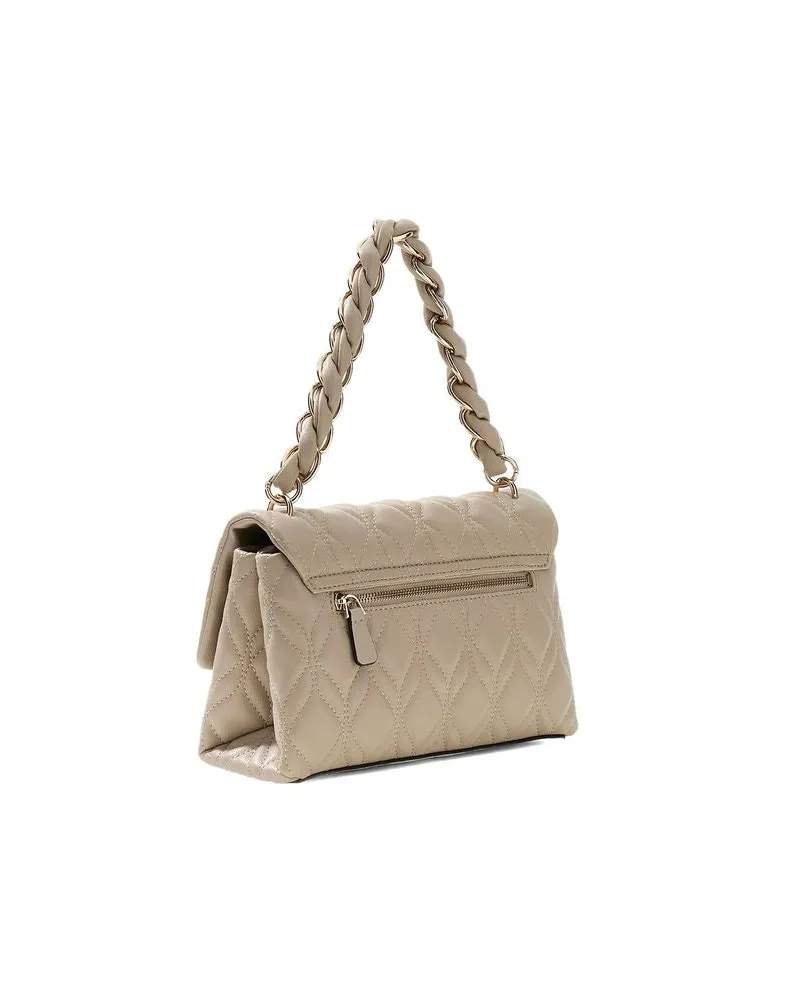 Guess Women's Crossbody Bag Light Taupe Polyurethane Crossbody-bags Beige