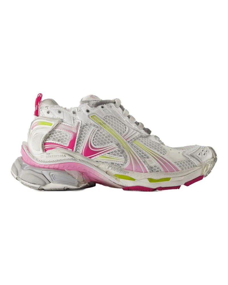 Balenciaga Women's Runner Sneaker White Synthetic White