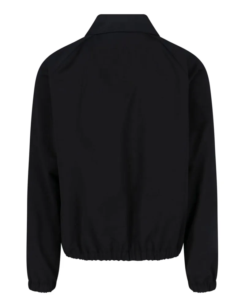 Valentino Garavani Men's Jackets Black Cotton Black