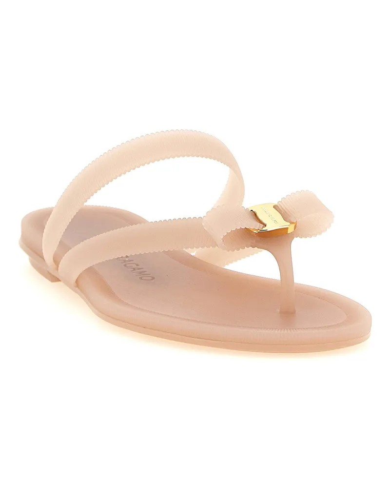 Ferragamo Jealsa Sandals — Antique Pink Antique