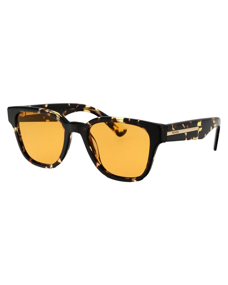 Prada Men's Sunglasses 0pr A04s Black Havana-Yellow Acetate Havana/yellow Yellow