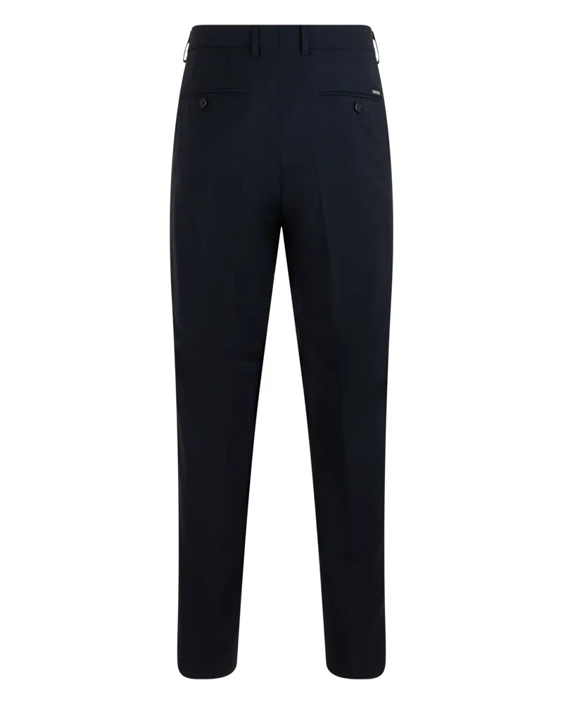 HUGO BOSS Men's Chinos Dark Blue Virgin Wool Dark