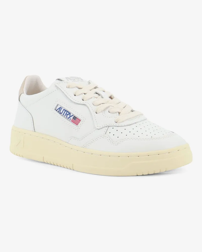 AUTRY Women's Leather Sneakers Medalist White Trainers White