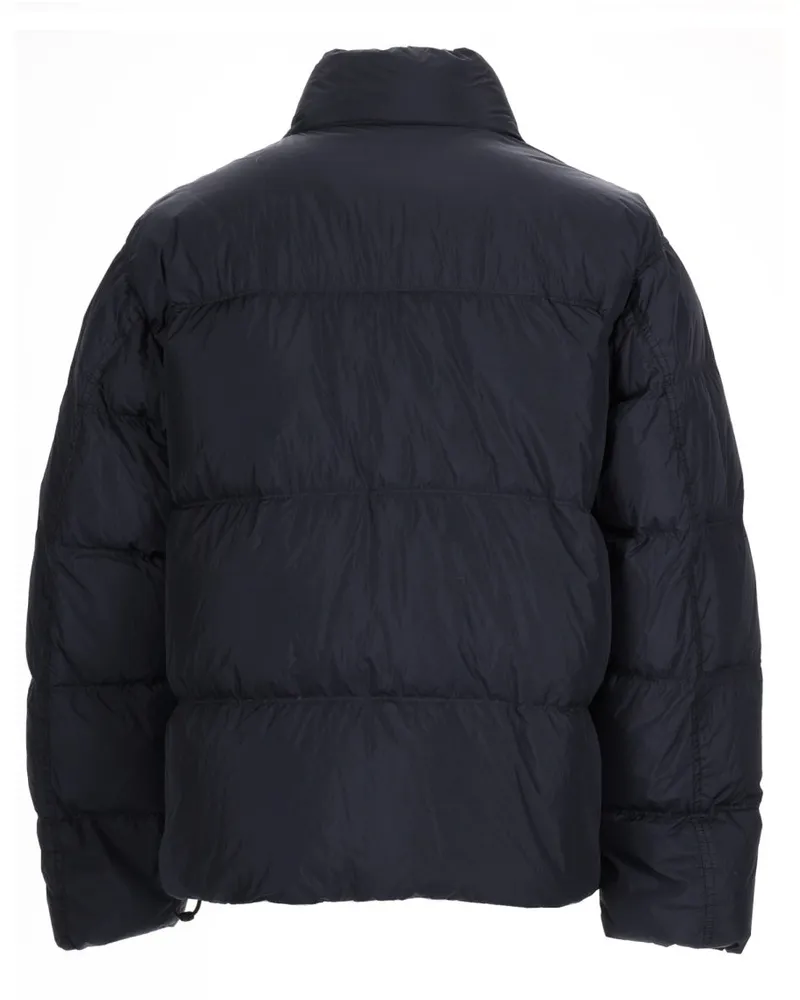 Stone Island Bomber Puffer Puffer Jacket — Blue Blue