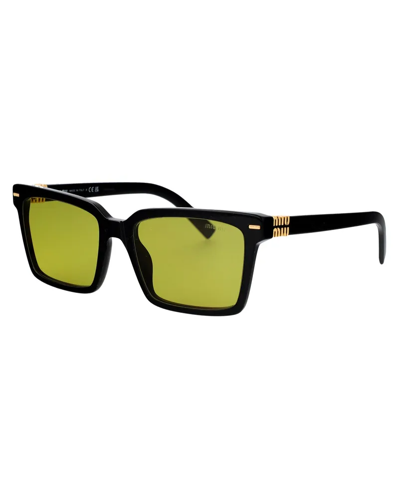 Miu Miu Women's Sunglasses 0mu 13zs Black Acetate Black