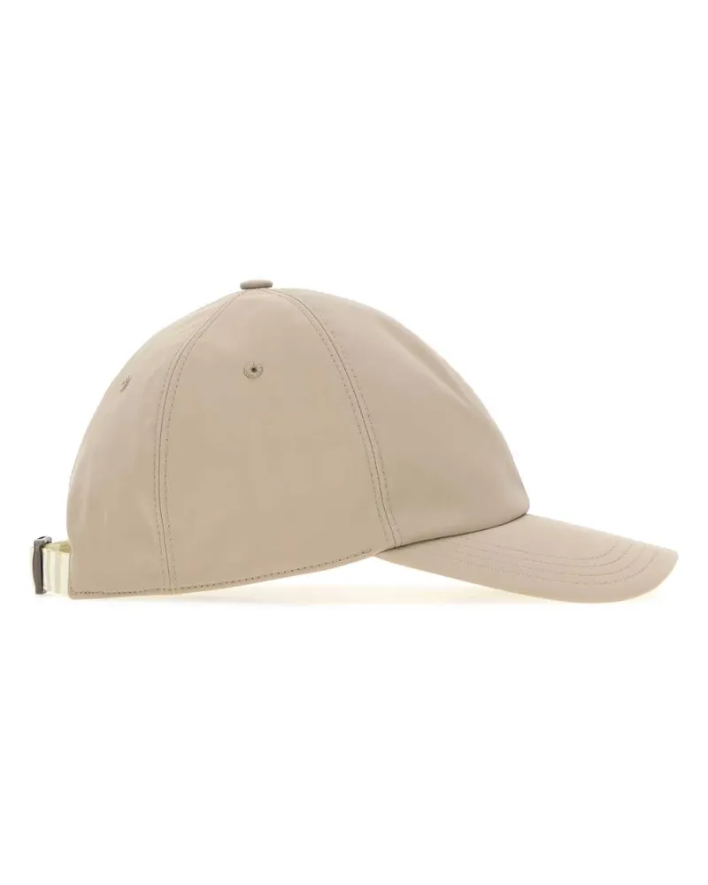 Burberry Unisex Cappuccino Stretch Nylon Baseball Cap Saltmarshbeige Cappelli E Fasce Per Capelli Hat Beige