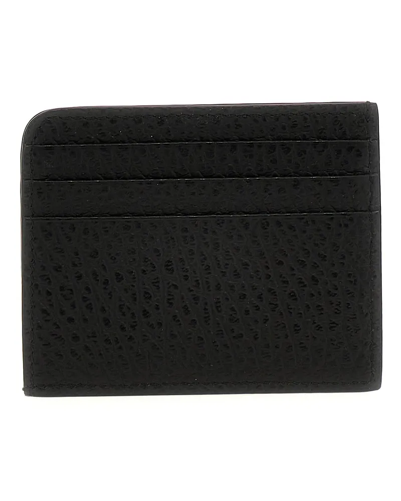 Maison Margiela Women's Black Calfskin Cardholder Accessory Black