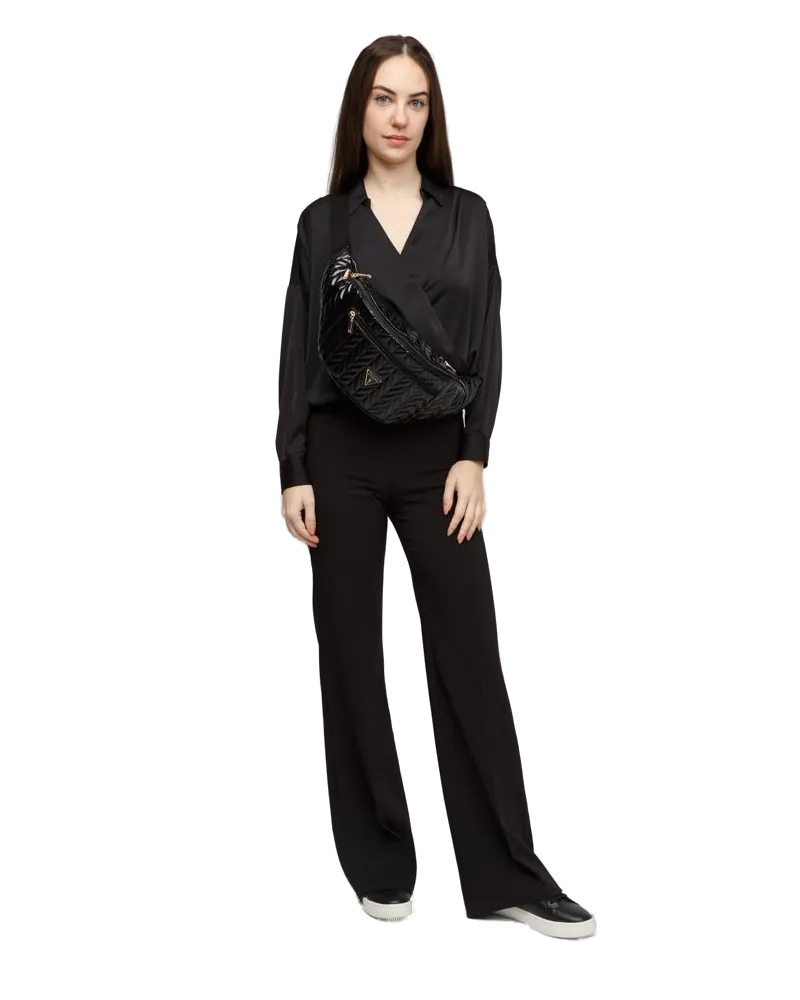Guess Women's Belt Bag Black Polyurethane - Other Black