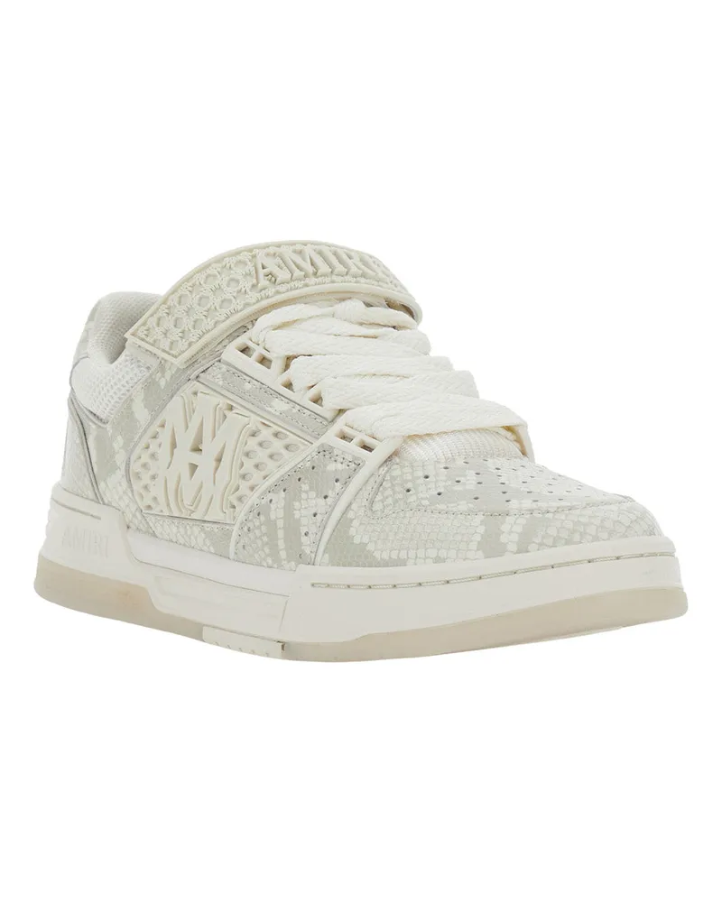 Amiri Men's Sneakers Beige Leather Trainers Beige