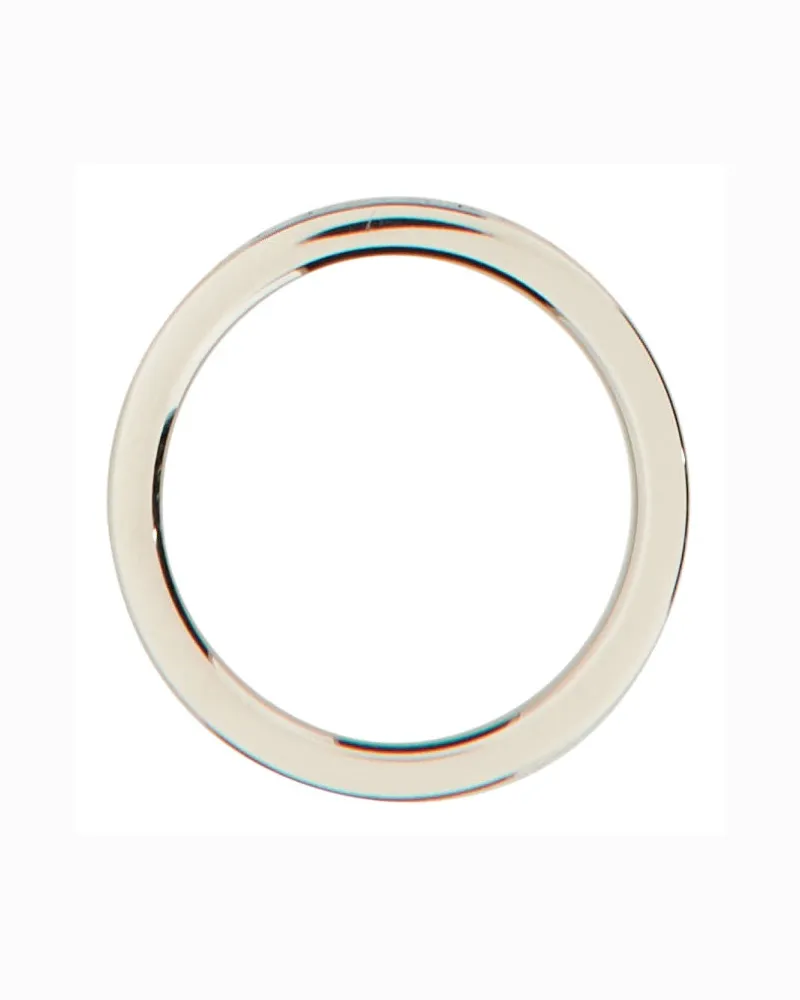 Maison Margiela Logo-Embellished Ring — Silver Silver